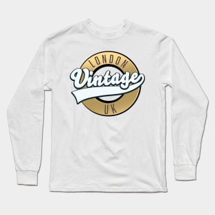 London UK Vintage logo Long Sleeve T-Shirt